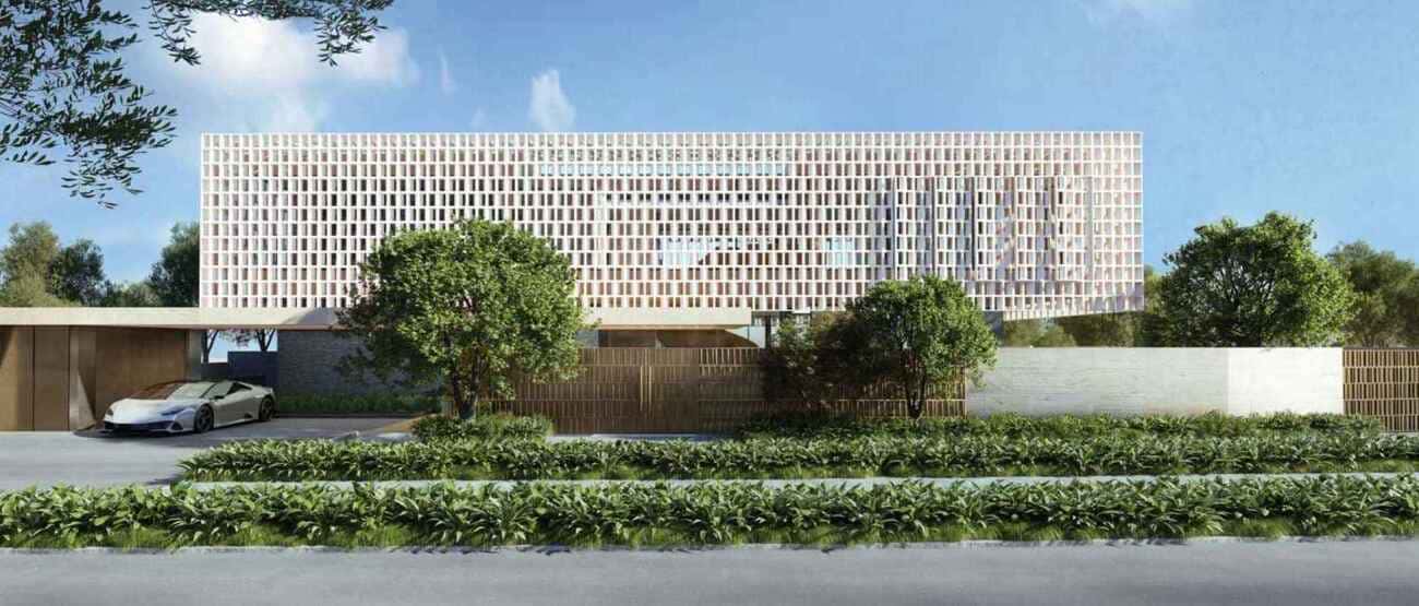 Nawayef West by Modon Properties by Modon, image 7 of 35. Render supplied by developer.