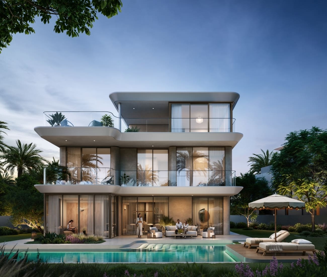 Farm Grove The Valley by Emaar, image 1 of 10. Render supplied by developer.