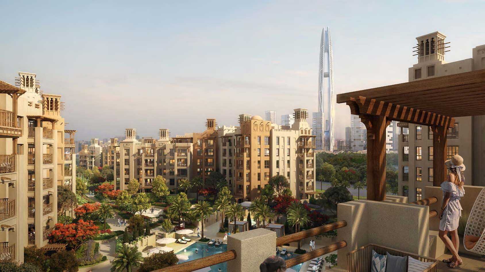 Asayel Apartments at MJL by Meraas, image 2 of 5. Render supplied by developer.