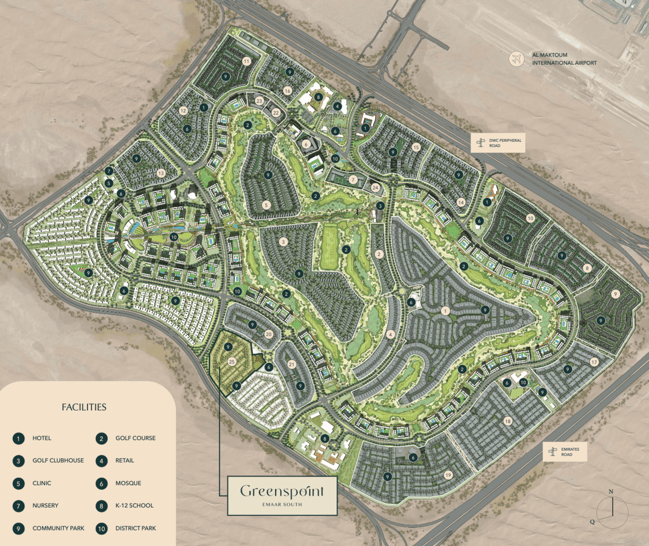 Greenspoint by Emaar, image 5 of 5. Render supplied by developer.