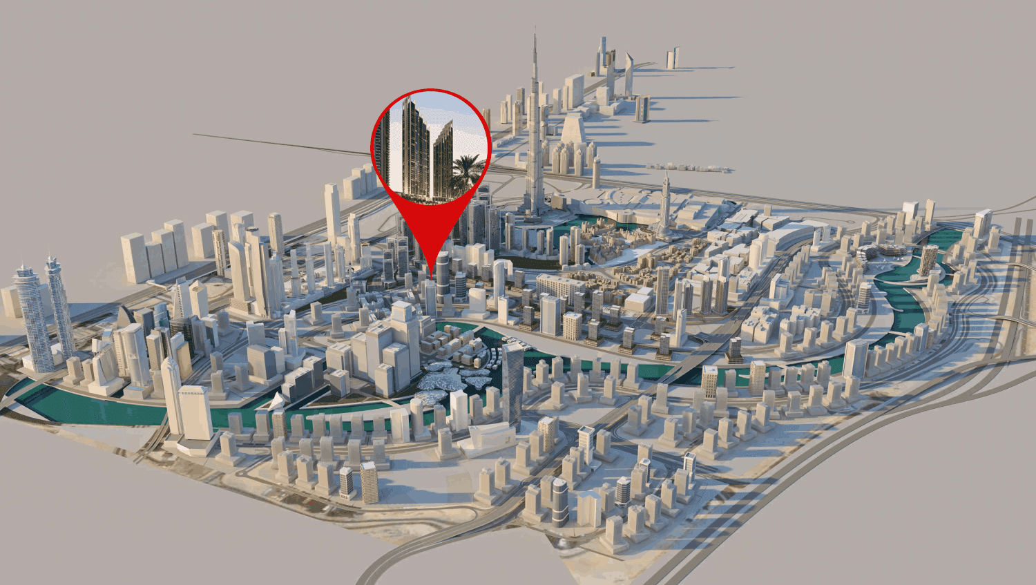 BLVD Heights by Emaar, image 5 of 5. Render supplied by developer.