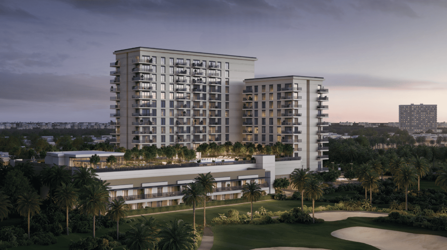 Golf Edge by Emaar in Emaar South, render supplied by developer