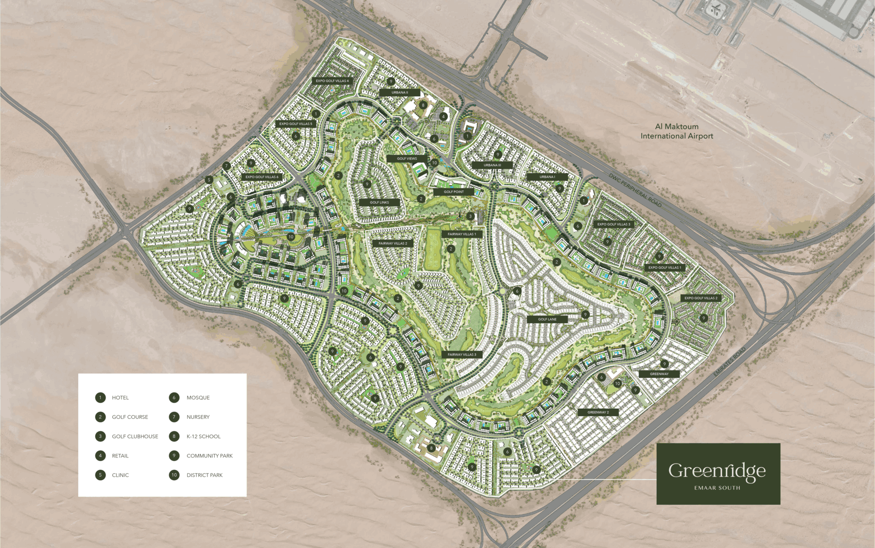Greenridge by Emaar, image 7 of 7. Render supplied by developer.