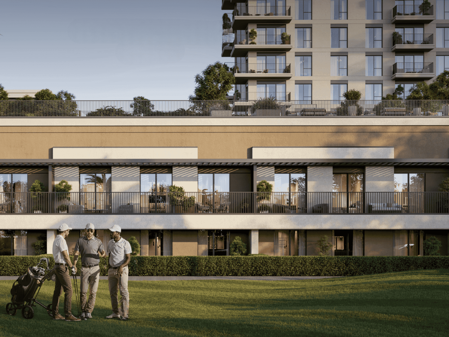 Golf Edge by Emaar, image 1 of 7. Render supplied by developer.