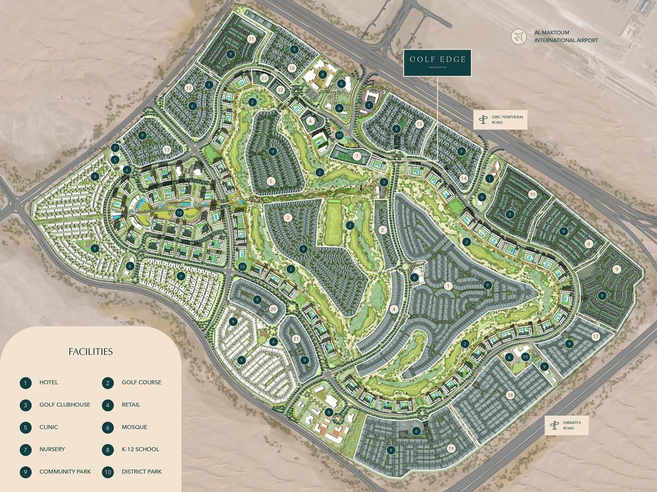 Golf Edge by Emaar, image 6 of 7. Render supplied by developer.