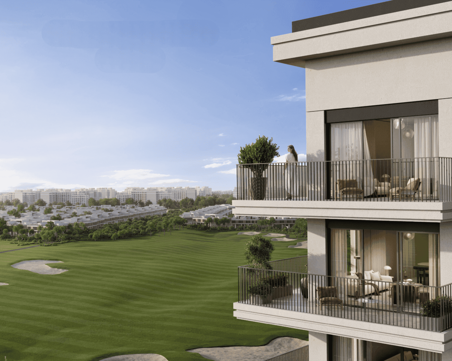 Golf Edge by Emaar, image 2 of 7. Render supplied by developer.