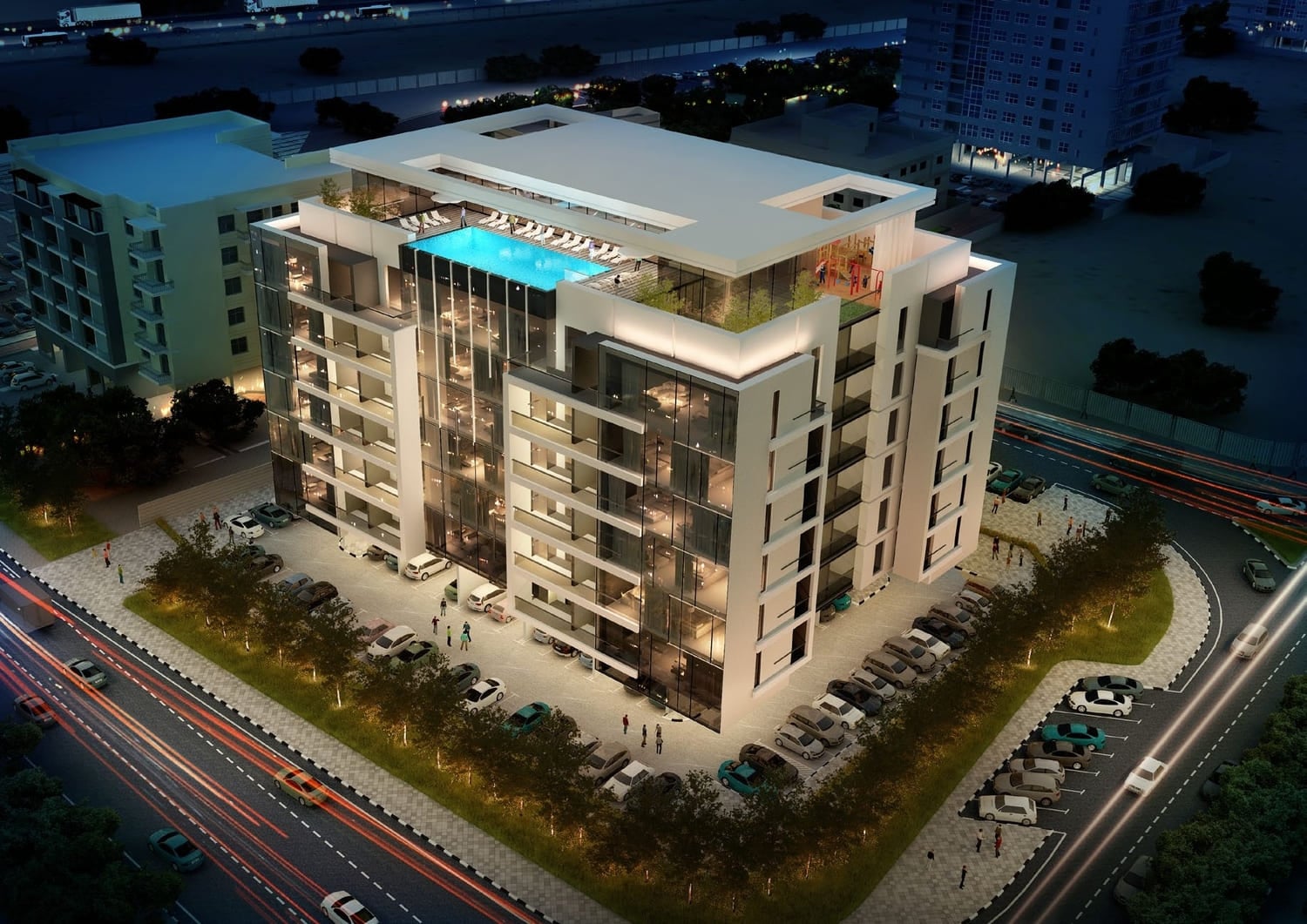 Cresswell Residences by ESNAD Management, Dubai South. Render supplied by developer.
