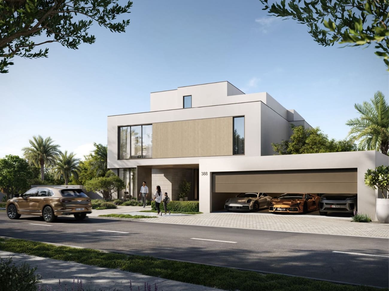 The Palace Villas Ostra by Emaar, image 2 of 9. Render supplied by developer.