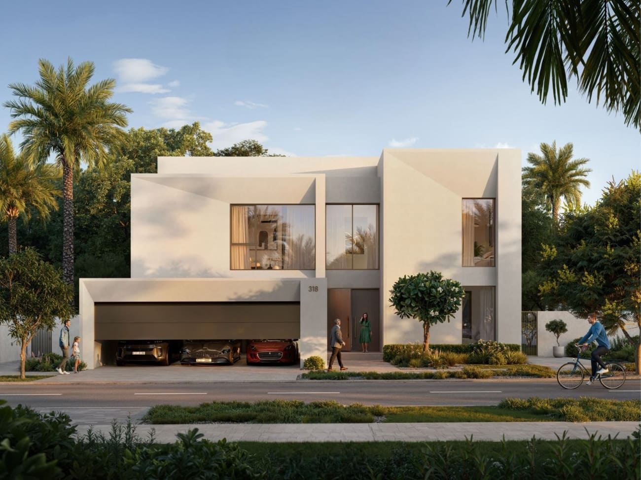 The Palace Villas Ostra by Emaar, image 5 of 9. Render supplied by developer.