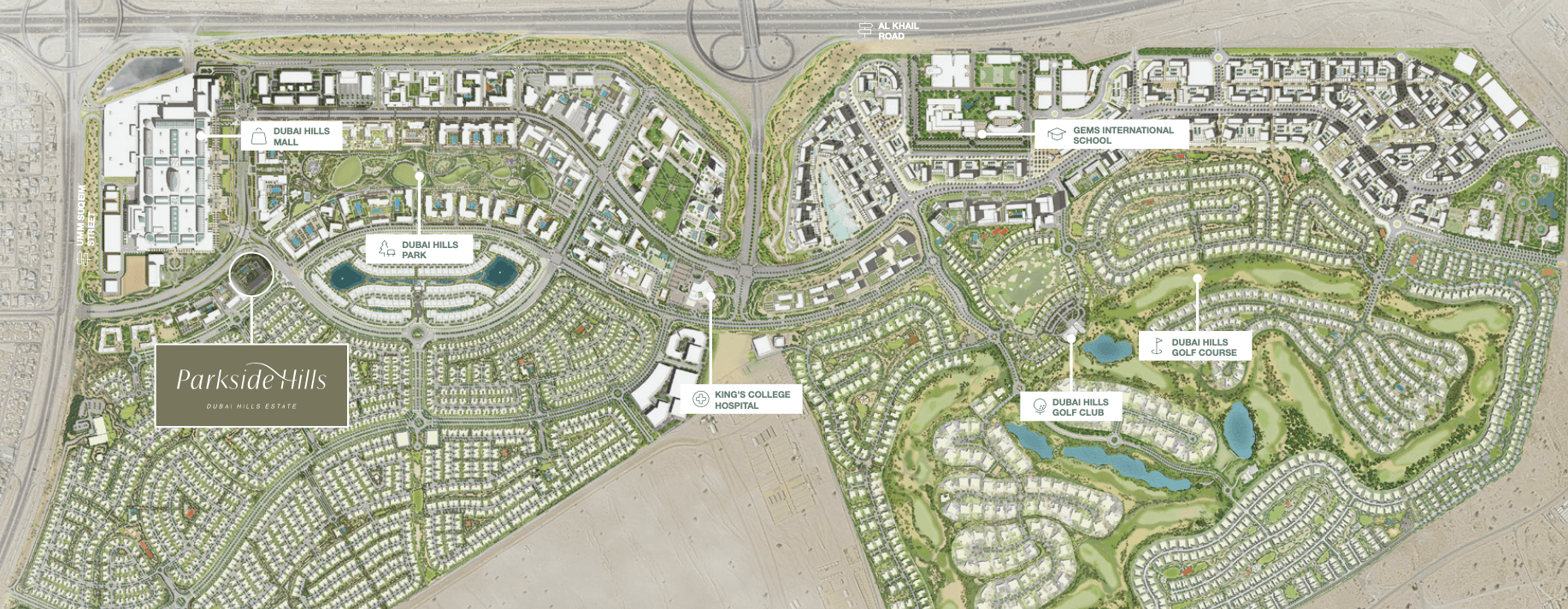 Parkside Hills by Emaar, image 10 of 11. Render supplied by developer.