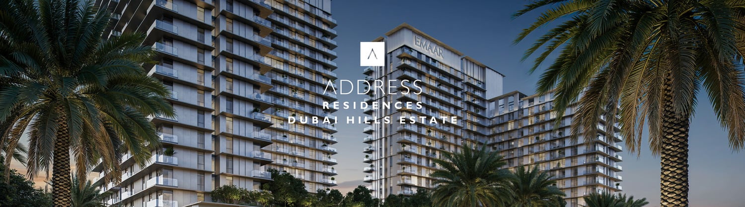 Address Residences Dubai Hills Estate by Emaar, image 1 of 7. Render supplied by developer.