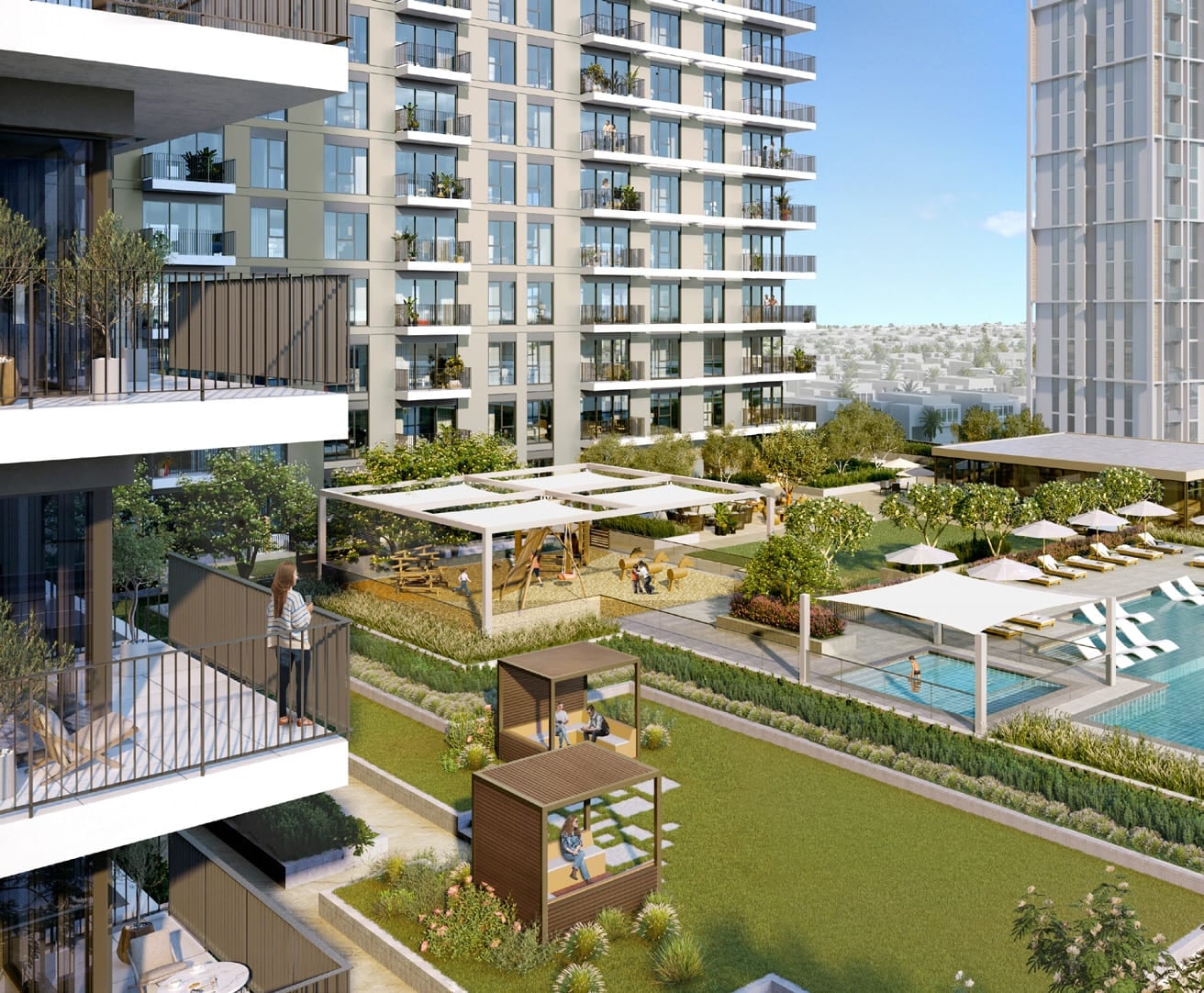 Hills Park by Emaar, image 4 of 10. Render supplied by developer.
