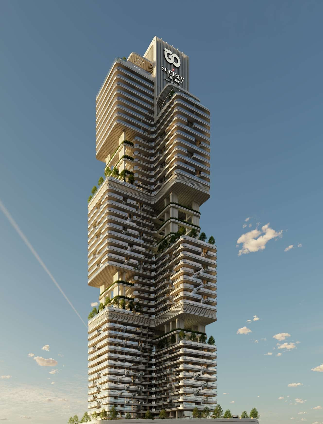 Society House by IGO, image 3 of 10. Render supplied by developer.