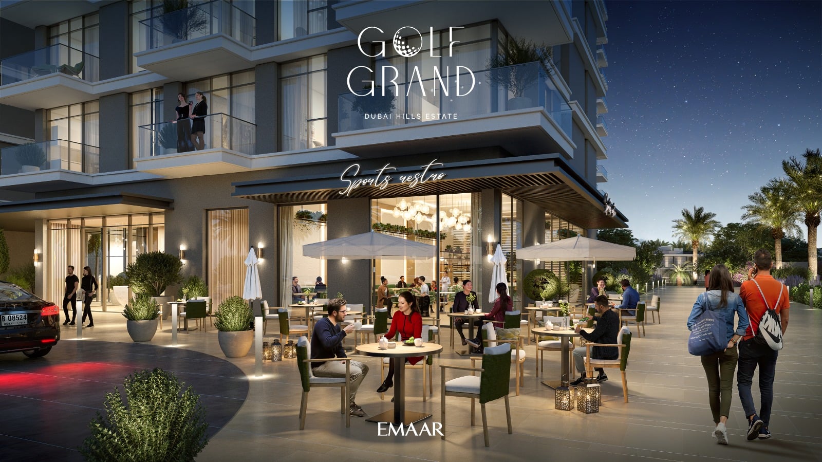 Golf Grand by Emaar, image 1 of 10. Render supplied by developer.