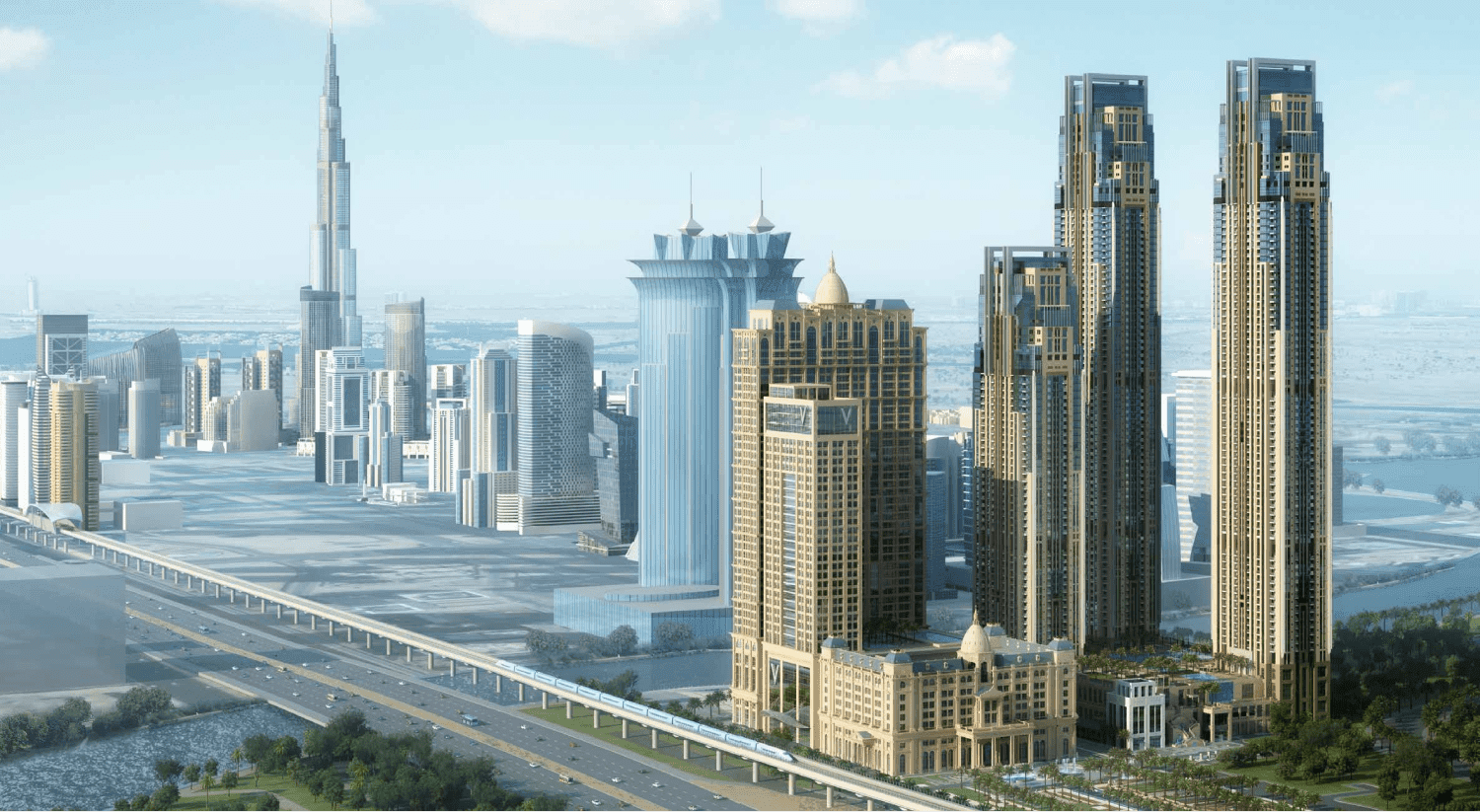 Meera Tower by Al Habtoor, image 1 of 5. Render supplied by developer.
