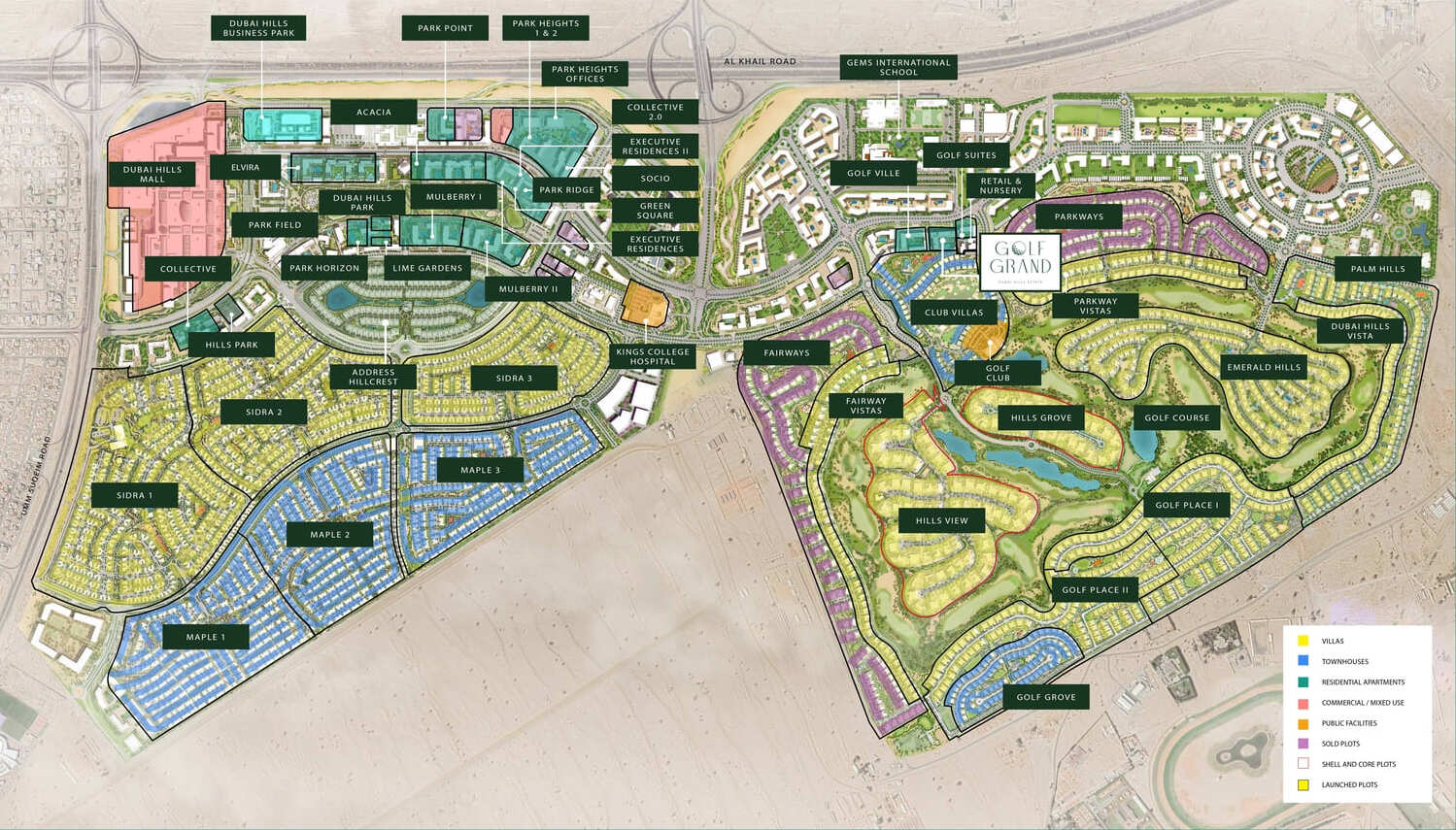 Golf Grand by Emaar, image 10 of 10. Render supplied by developer.