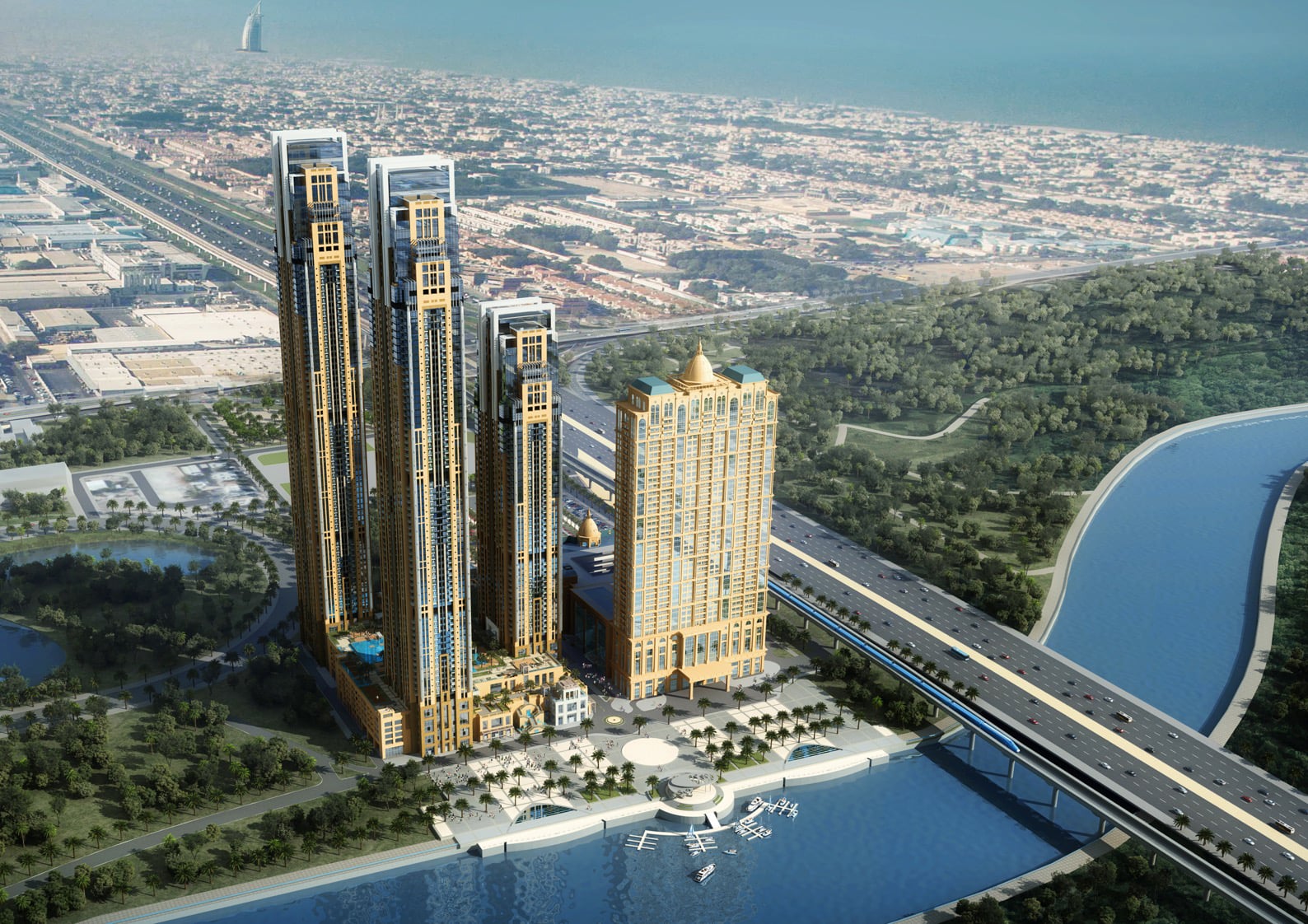Meera Tower by Al Habtoor, Business Bay. Render supplied by developer.