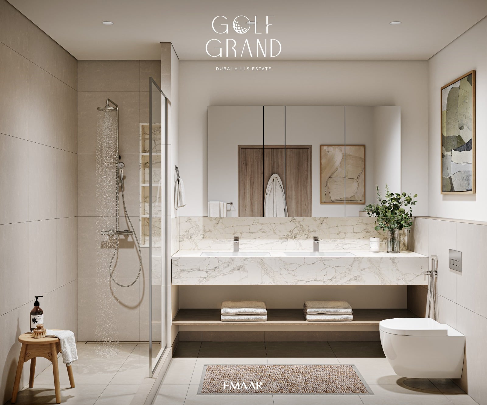 Golf Grand by Emaar, image 9 of 10. Render supplied by developer.