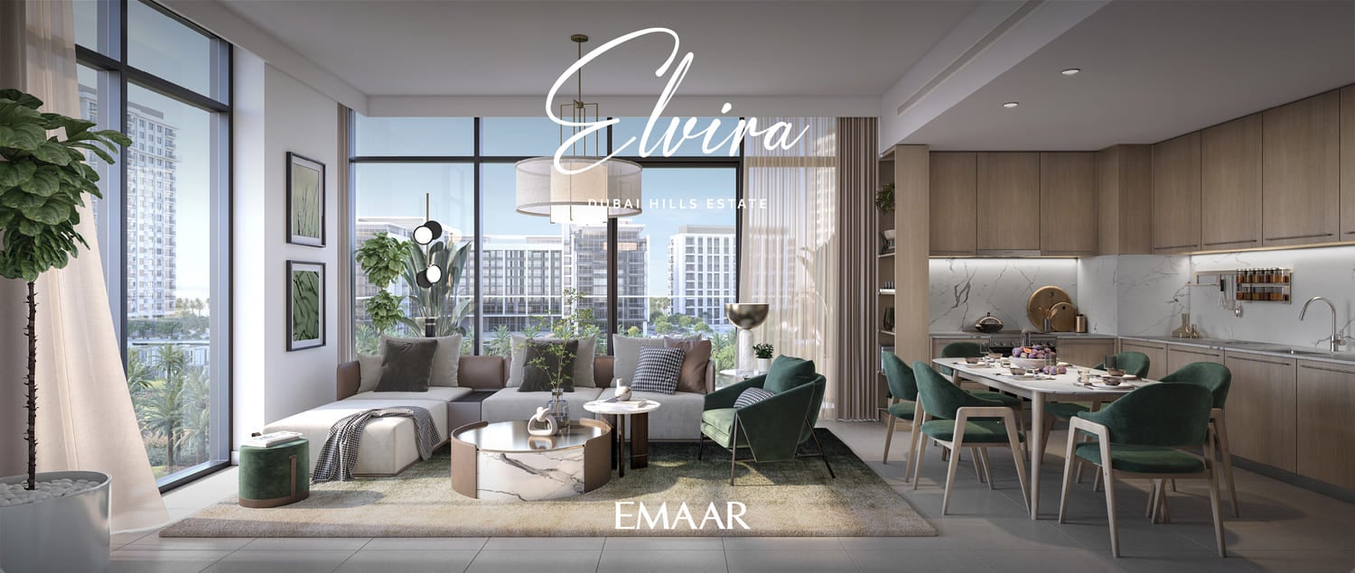 Elvira by Emaar, image 7 of 9. Render supplied by developer.