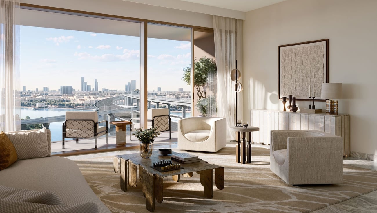 Palace Residences Creek Blue by Emaar, image 3 of 5. Render supplied by developer.