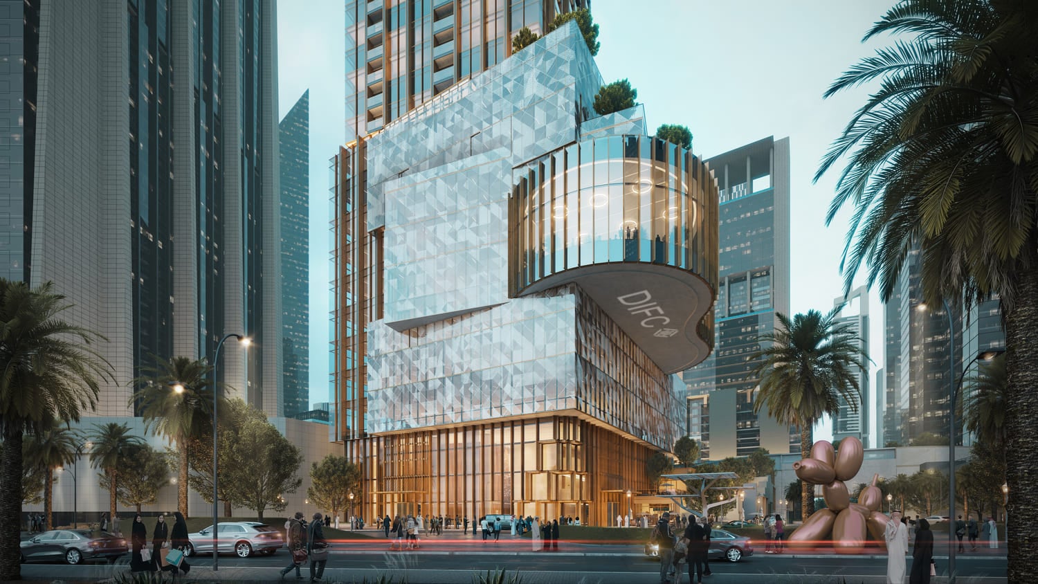 DIFC Living by Dubai International Financial Centre (DIFC), image 1 of 27. Render supplied by developer.