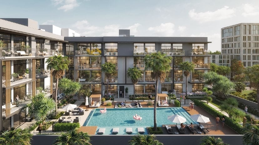 Oxford Terraces 2 by IMAN Developers, image 1 of 11. Render supplied by developer.