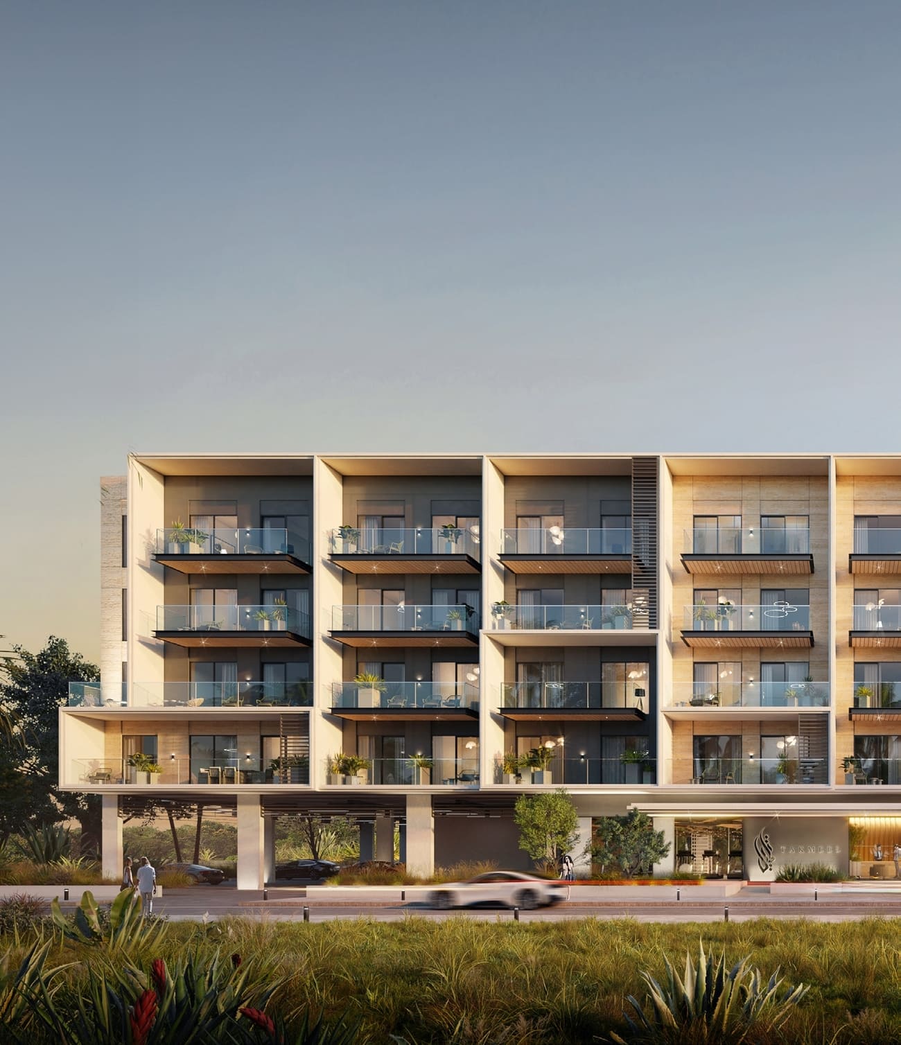 Divine Residencia by Takmeel Real Estate Development, image 2 of 11. Render supplied by developer.