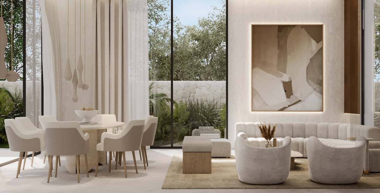 Al Naseem Villas by Modon Properties by Modon, image 6 of 16. Render supplied by developer.