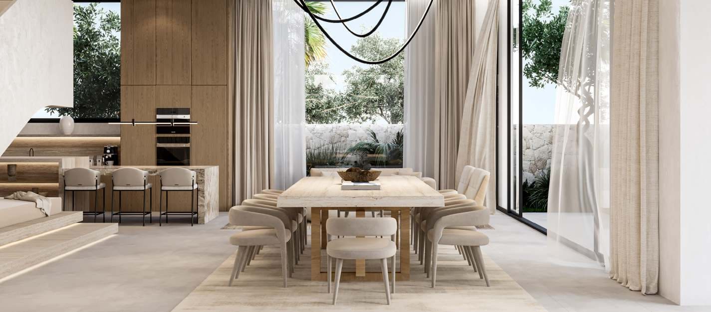 Al Naseem Villas by Modon Properties by Modon, image 8 of 16. Render supplied by developer.