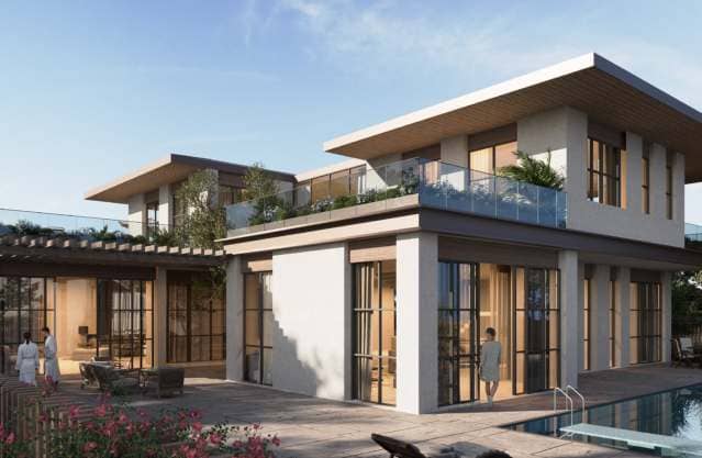 Al Naseem Villas by Modon Properties by Modon, image 3 of 16. Render supplied by developer.