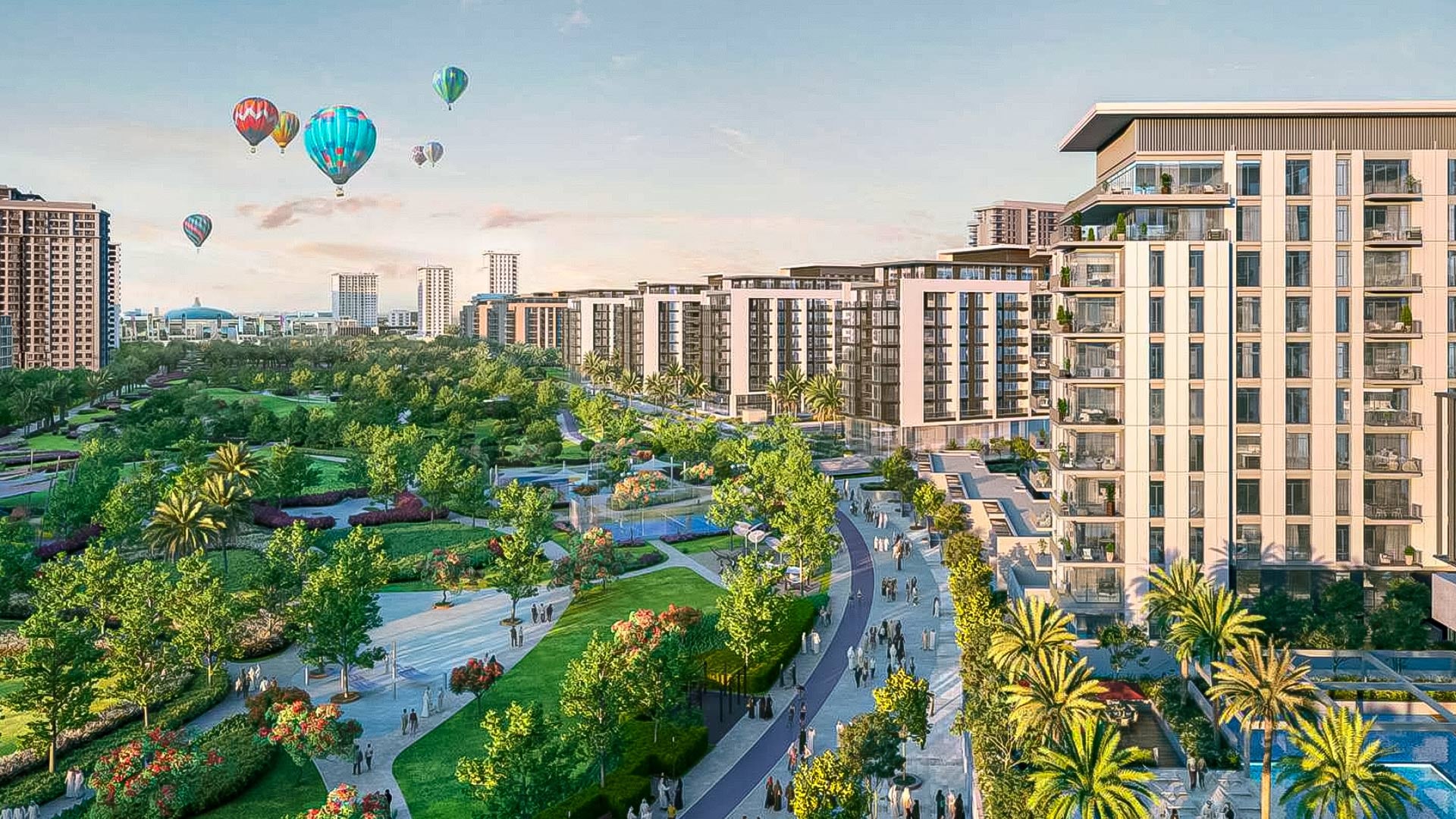 Park Horizon by Emaar, image 1 of 6. Render supplied by developer.