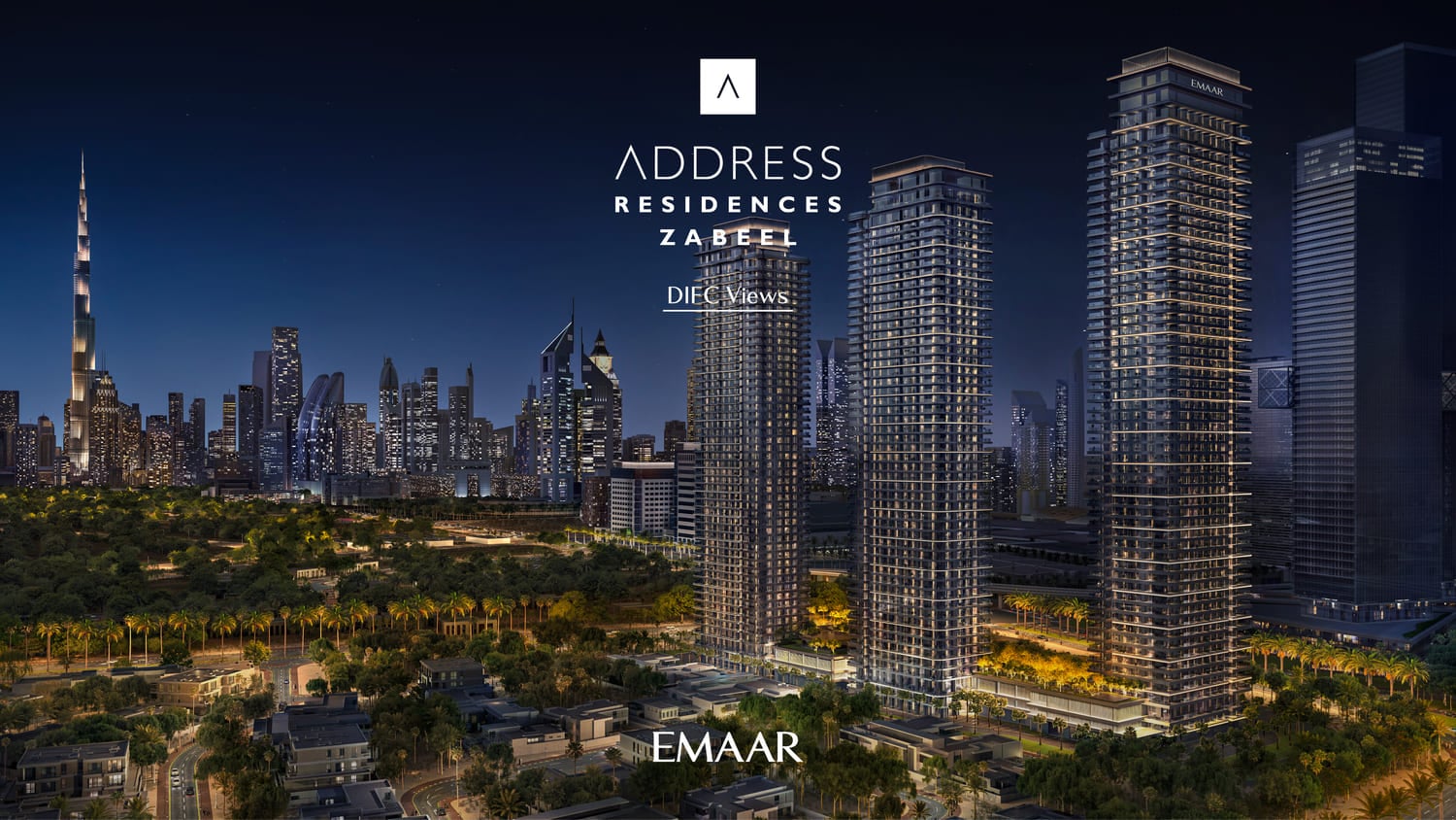 Address Residences Zabeel by Emaar, Zabeel 1&2. Render supplied by developer.