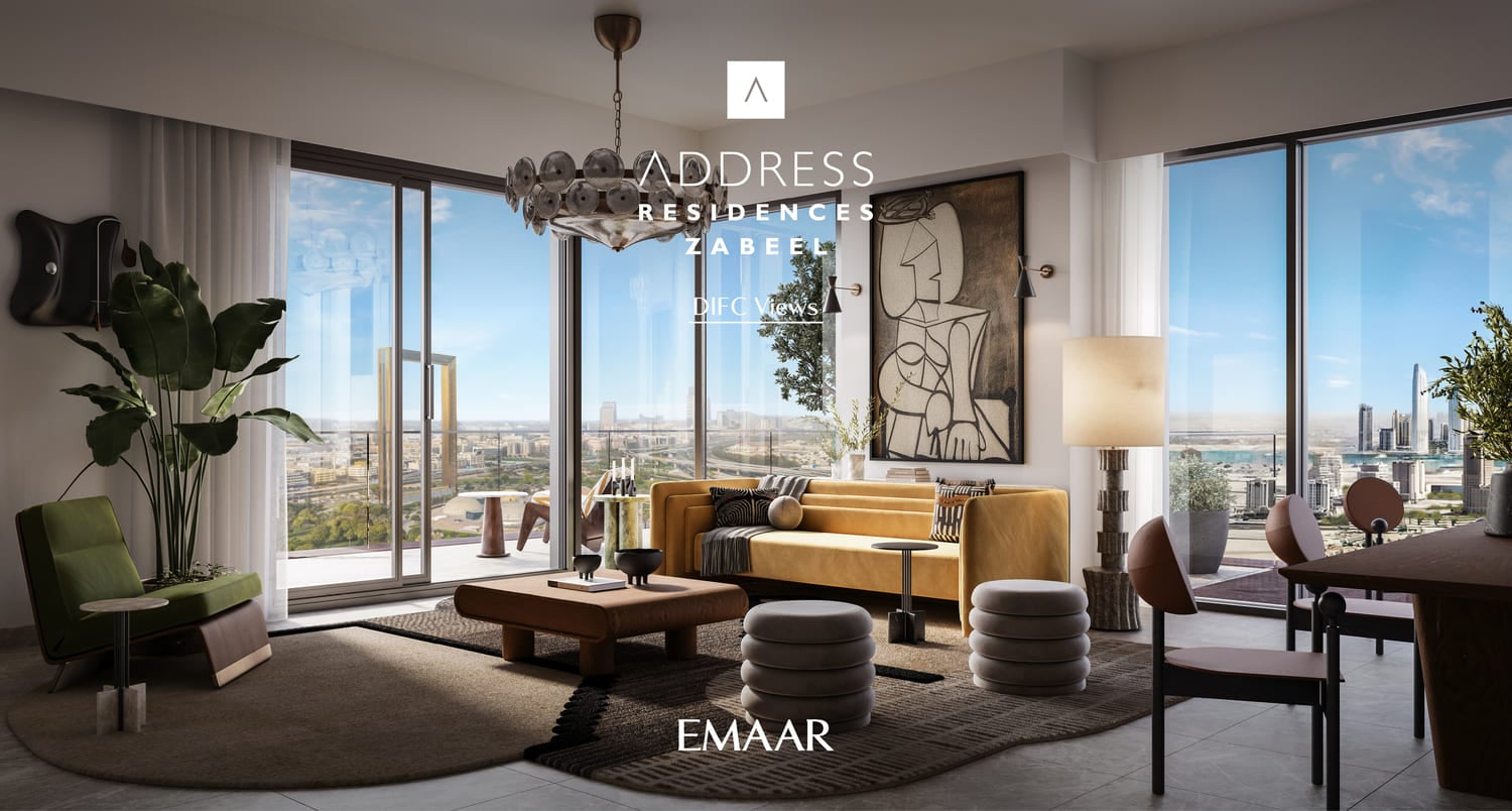 Address Residences Zabeel by Emaar, image 5 of 9. Render supplied by developer.