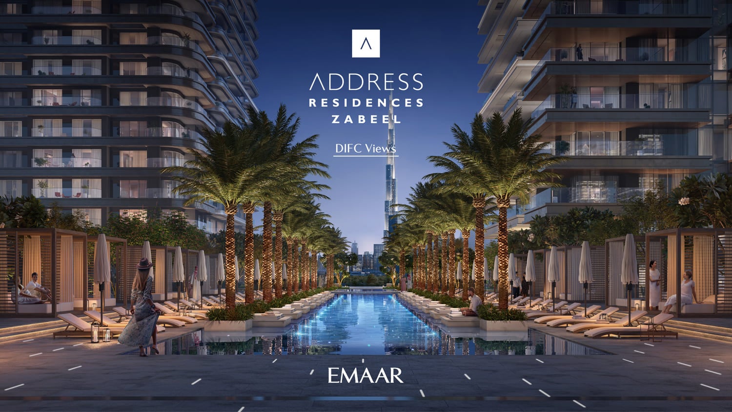 Address Residences Zabeel by Emaar, image 1 of 9. Render supplied by developer.