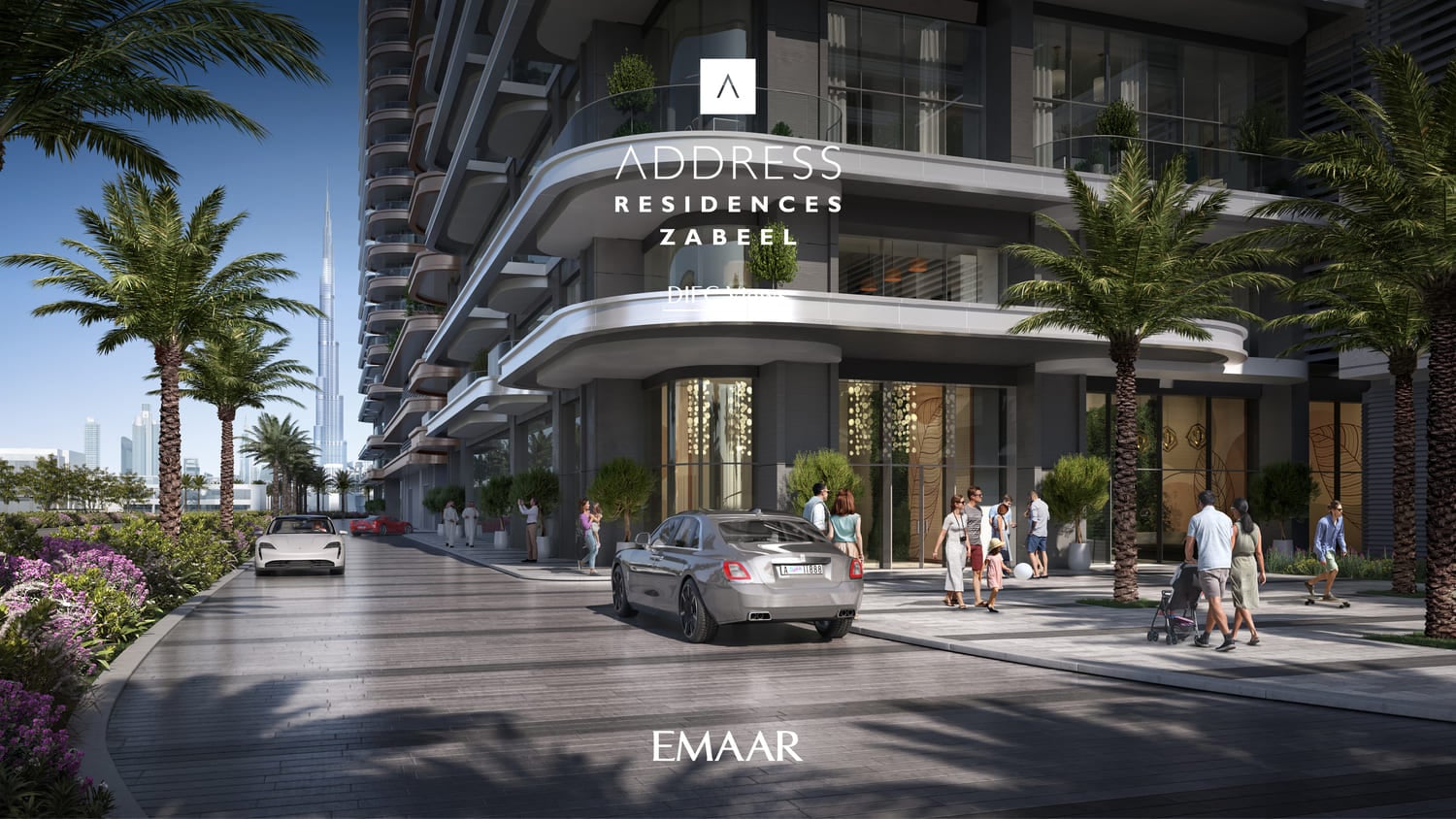 Address Residences Zabeel by Emaar, image 3 of 9. Render supplied by developer.