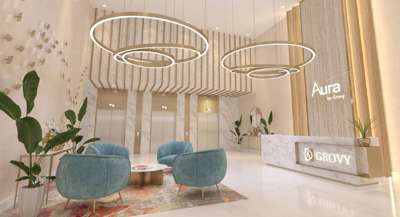 Aura Residences by Grovy Developers, image 6 of 6. Render supplied by developer.
