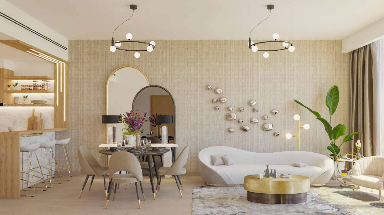 Aura Residences by Grovy Developers, image 1 of 6. Render supplied by developer.
