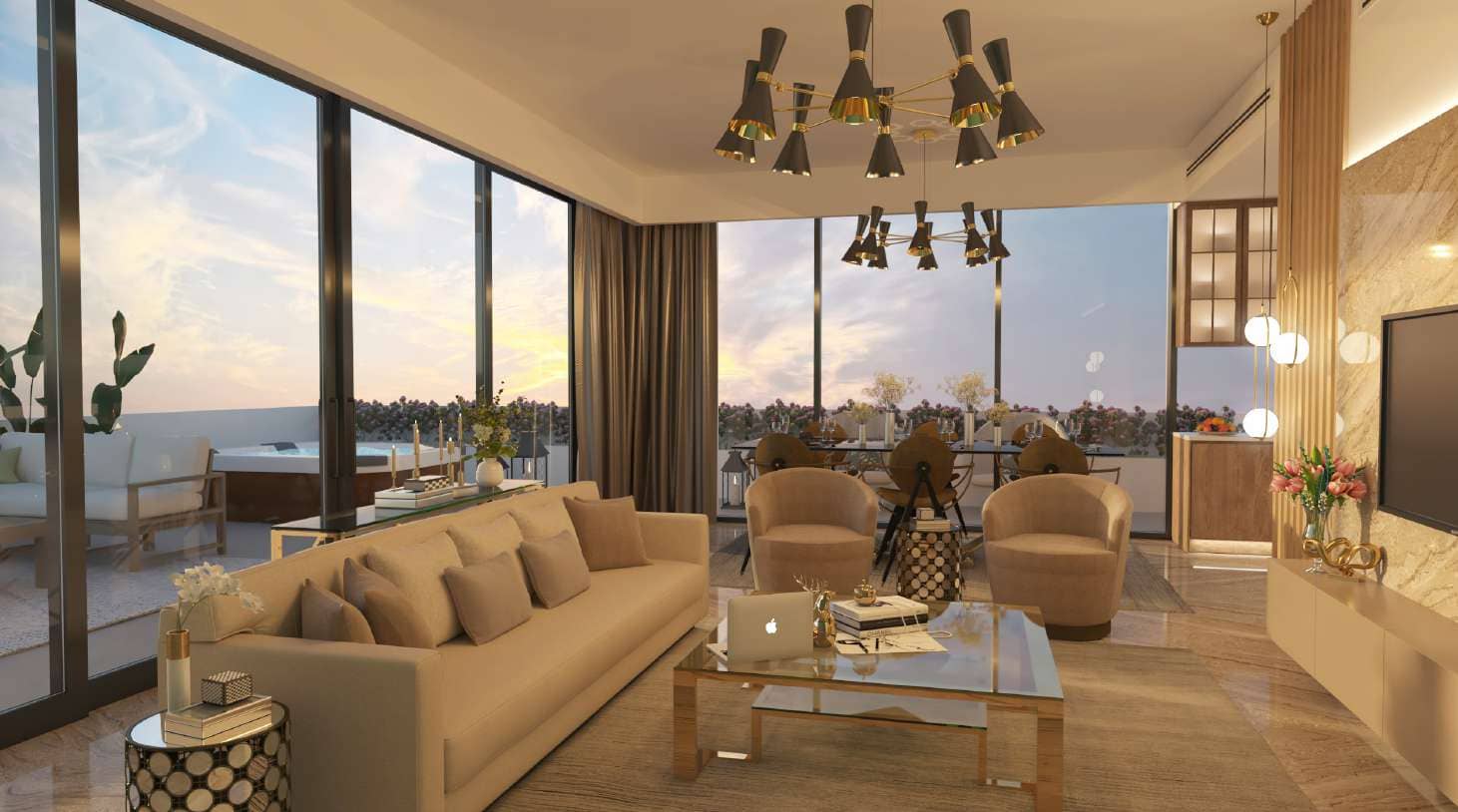 Aura Residences by Grovy Developers, image 3 of 6. Render supplied by developer.