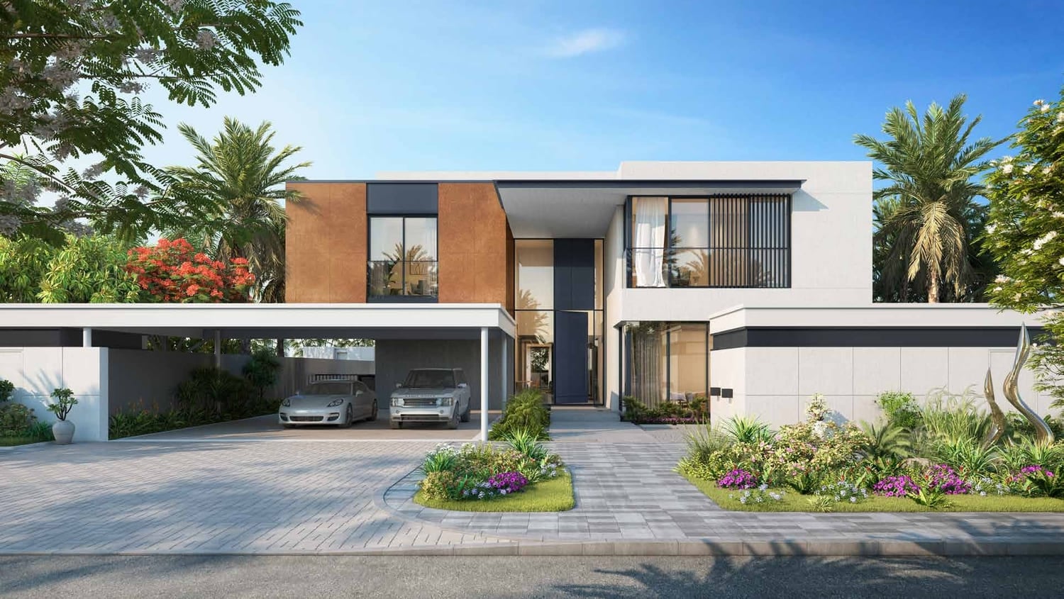 Saadiyat Lagoons by Aldar, Saadiyat Island. Render supplied by developer.