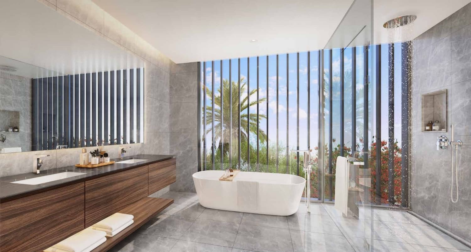 Saadiyat Lagoons by Aldar, image 7 of 14. Render supplied by developer.