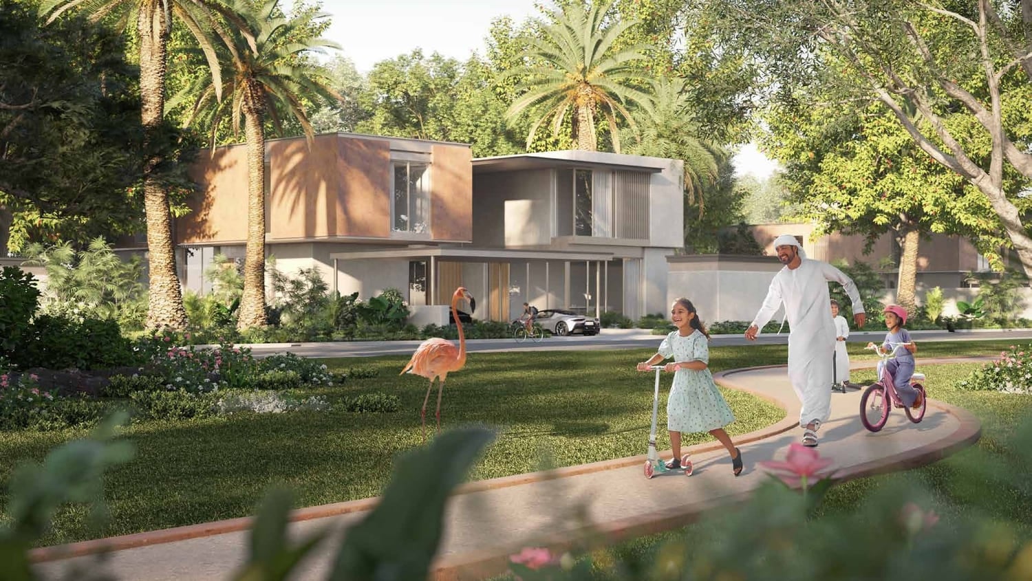 Saadiyat Lagoons by Aldar, image 4 of 14. Render supplied by developer.