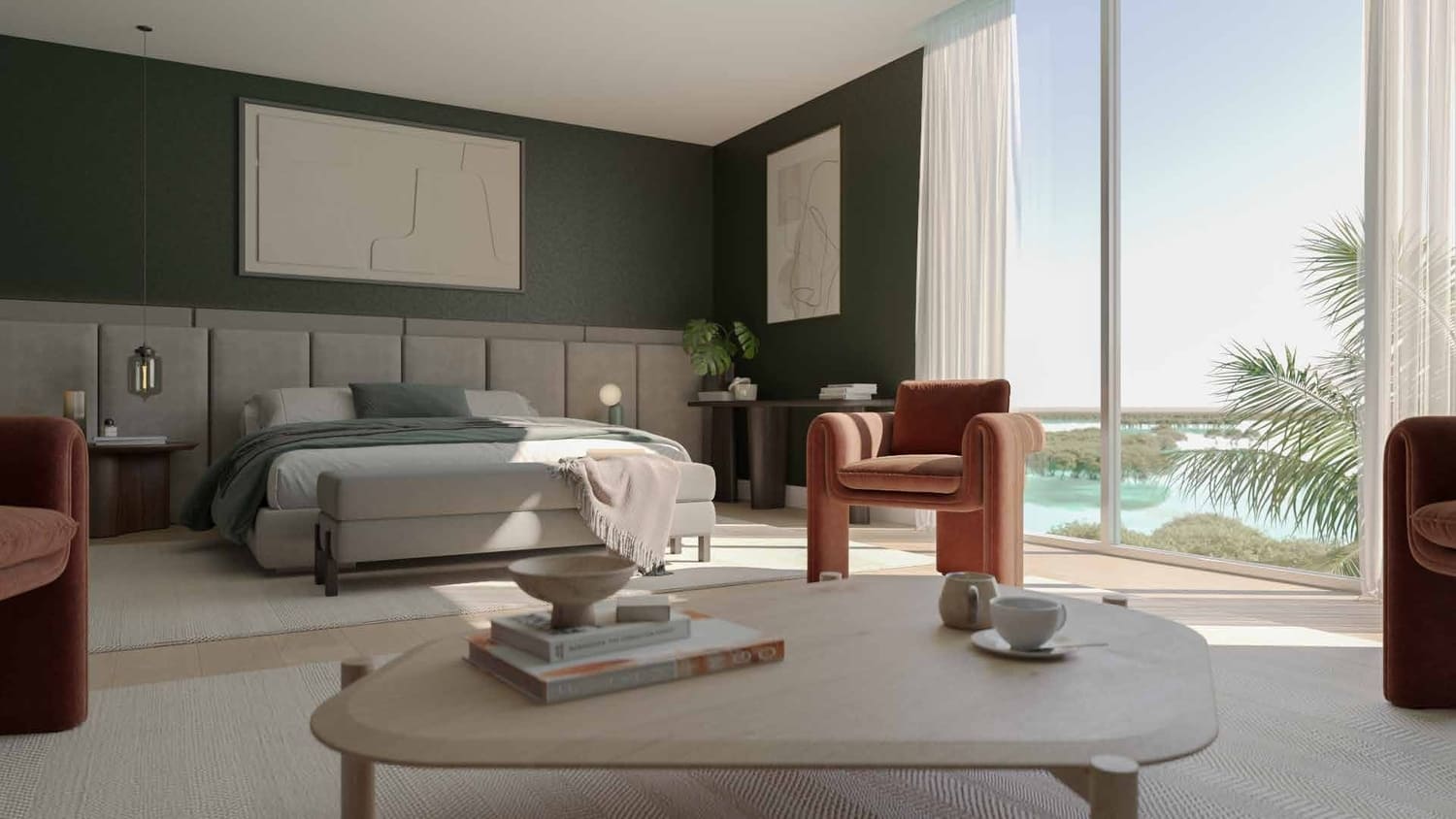 Saadiyat Lagoons by Aldar, image 11 of 14. Render supplied by developer.