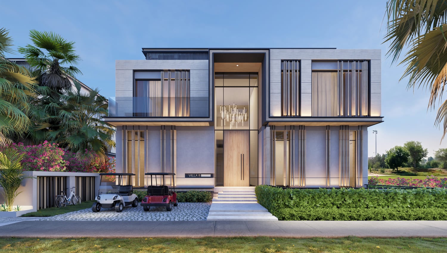 Signature Mansions, Jumeirah Golf Estates. Render supplied by developer.