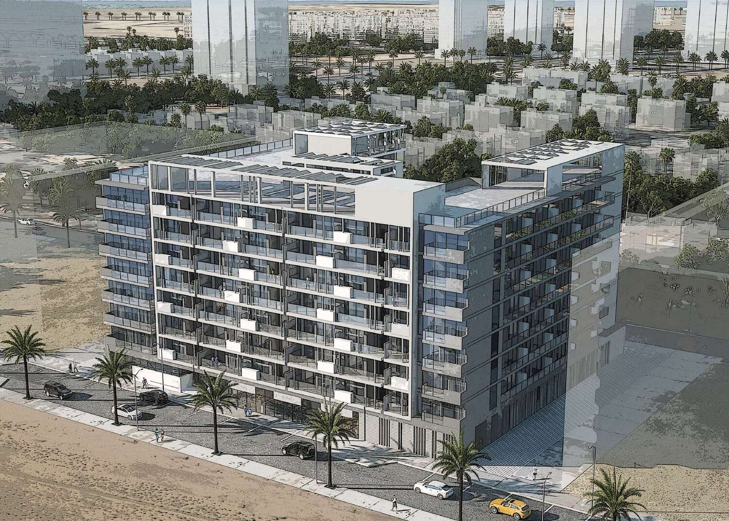 Talia Residences by Deyaar Development, image 1 of 10. Render supplied by developer.