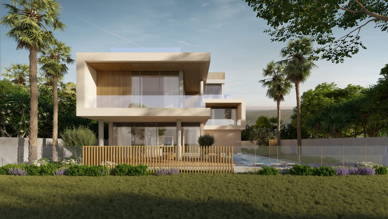 Reem Hills Villas Phase 2 by Q Properties, image 1 of 28. Render supplied by developer.