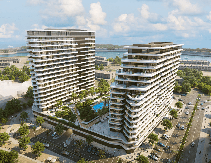 Bayviews by RAK Properties, image 1 of 8. Render supplied by developer.