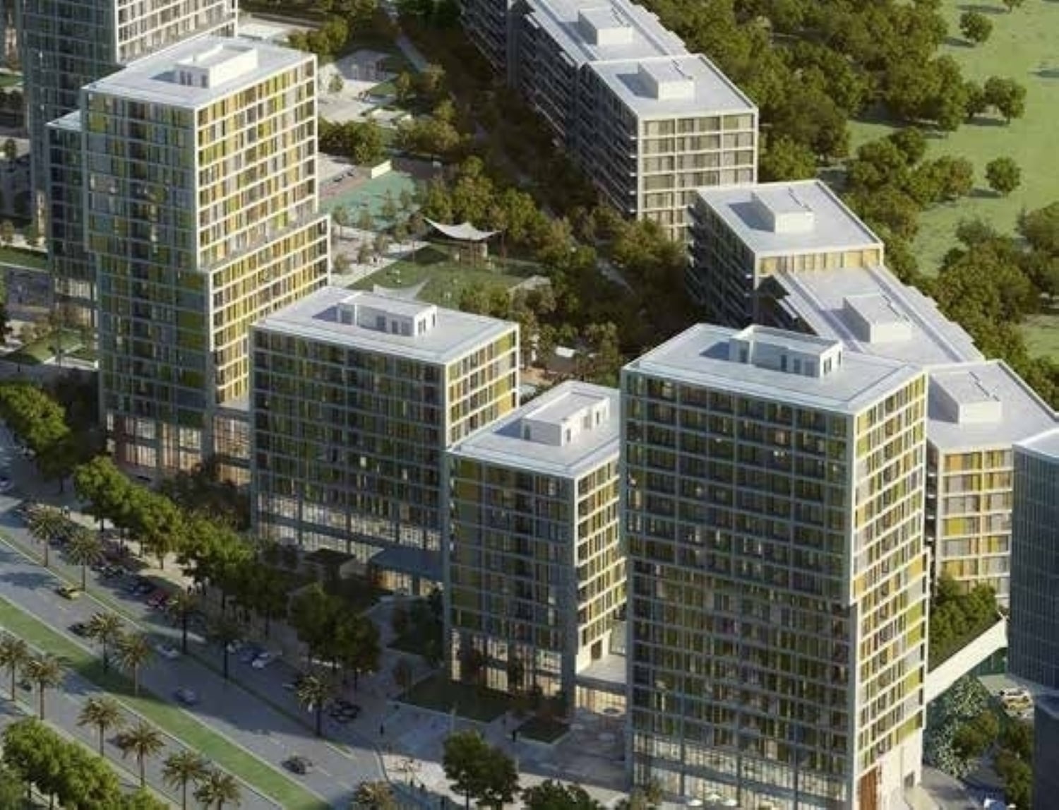 Afnan by Deyaar Development, image 1 of 6. Render supplied by developer.