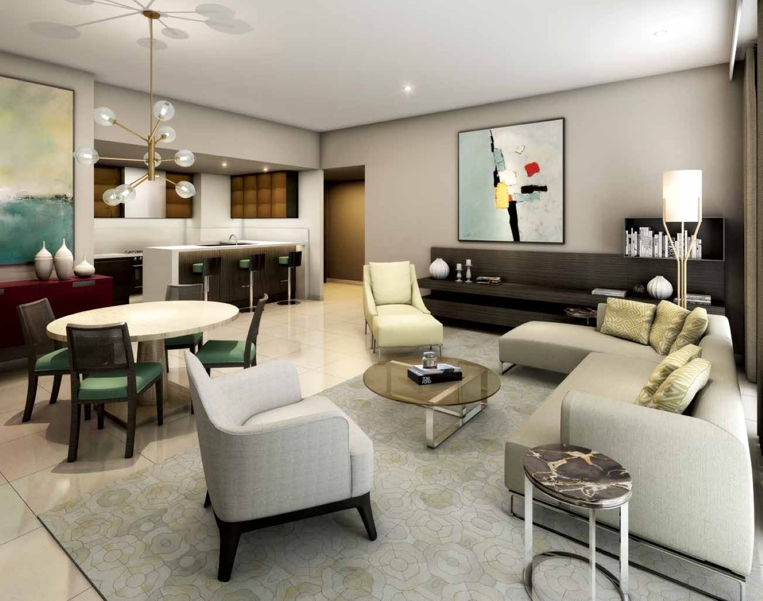Afnan by Deyaar Development, image 4 of 6. Render supplied by developer.