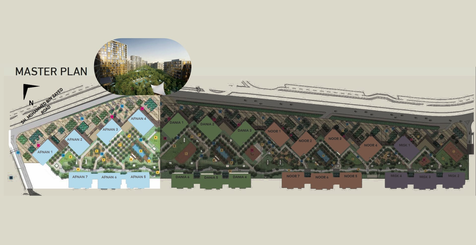 Afnan by Deyaar Development, image 6 of 6. Render supplied by developer.