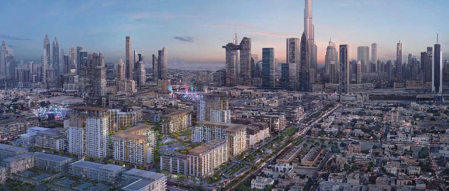 Laurel Central Park by Meraas, image 1 of 6. Render supplied by developer.